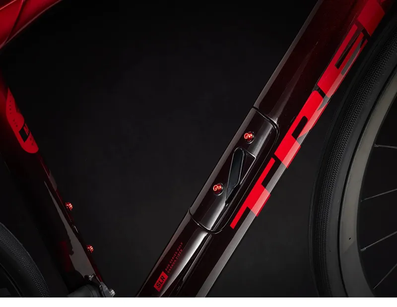 Trek Domane SLR 9 eTap Road Bike in Metallic Red Smoke Red Carbn Smoke-8